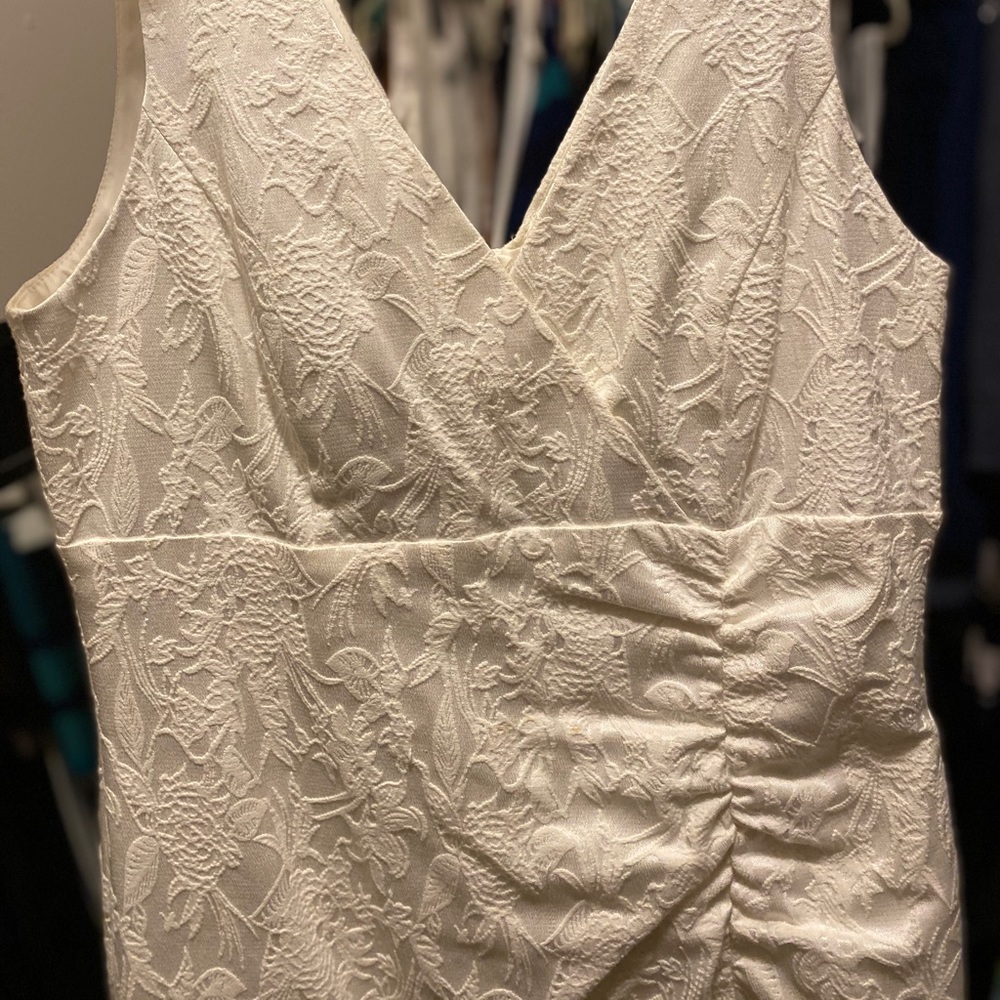 White embroidery dress